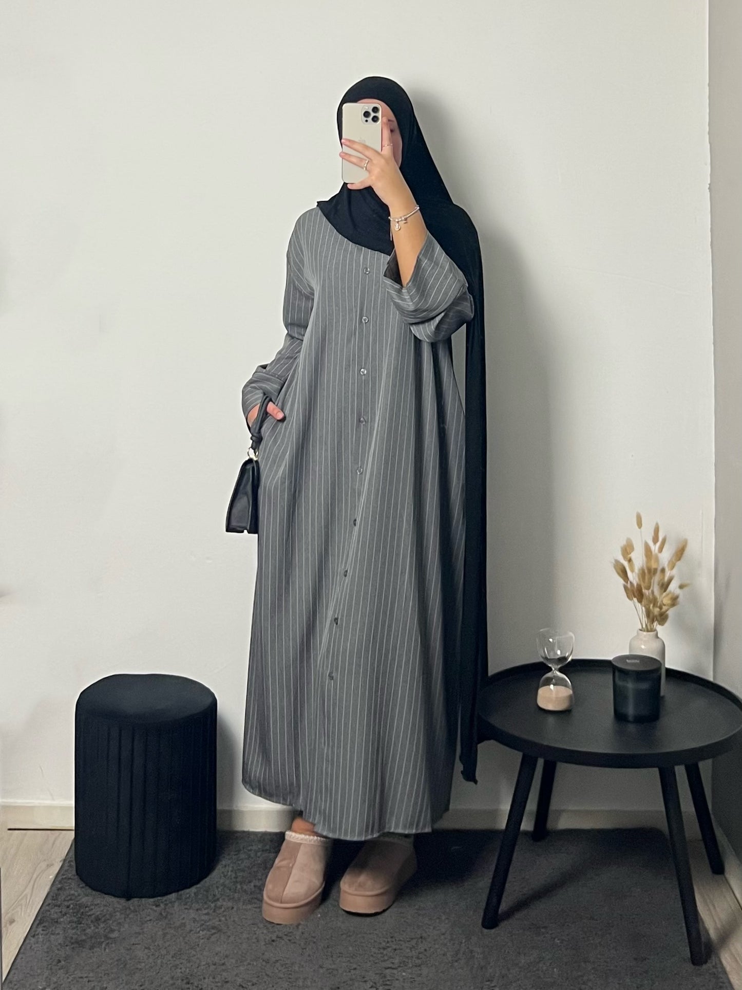 Nora Dress Grey