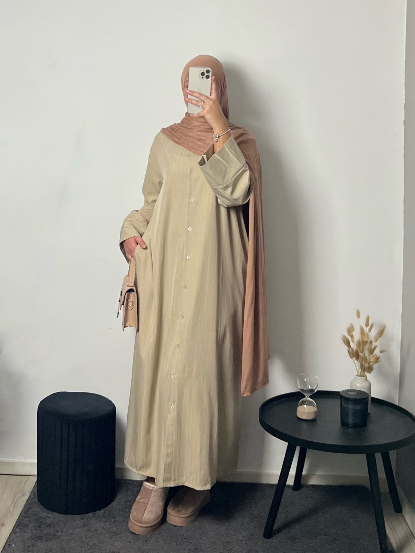 Nora Dress Beige