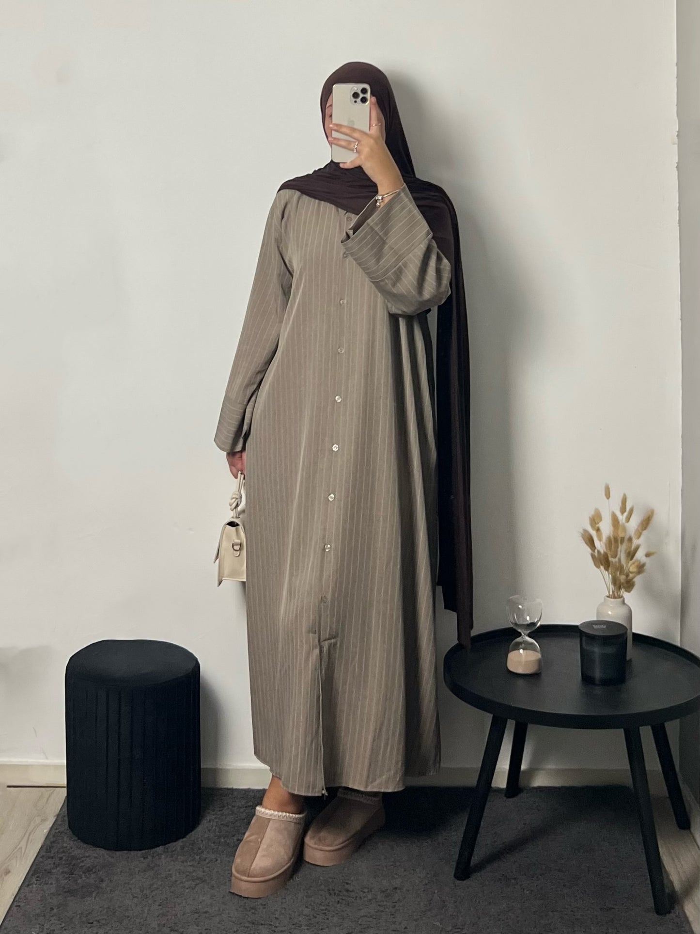 Nora Dress Taupe