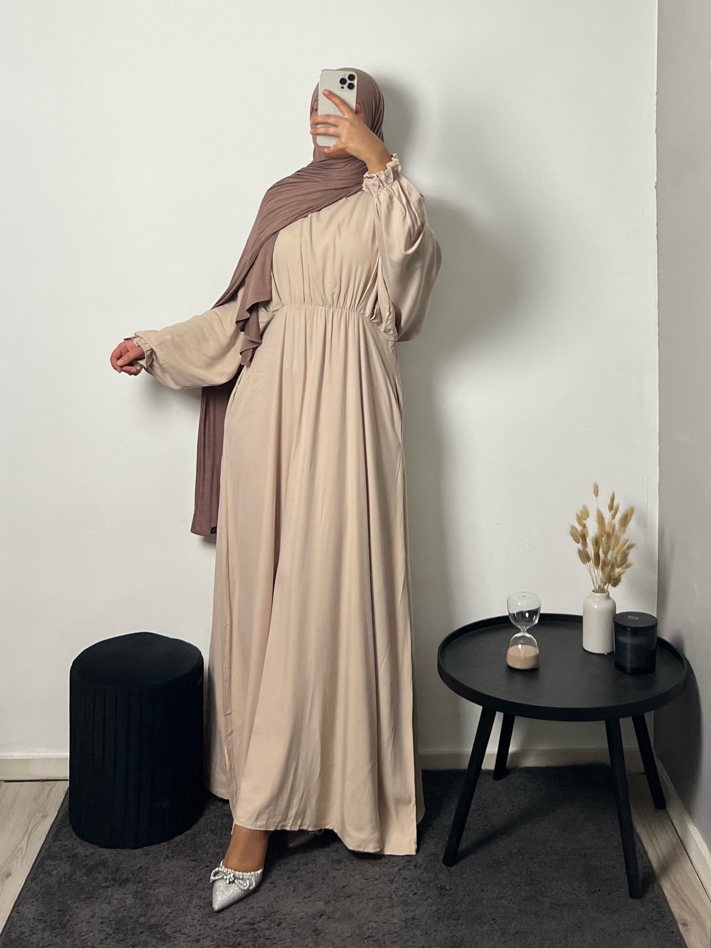 Alaïa Abaya Beige