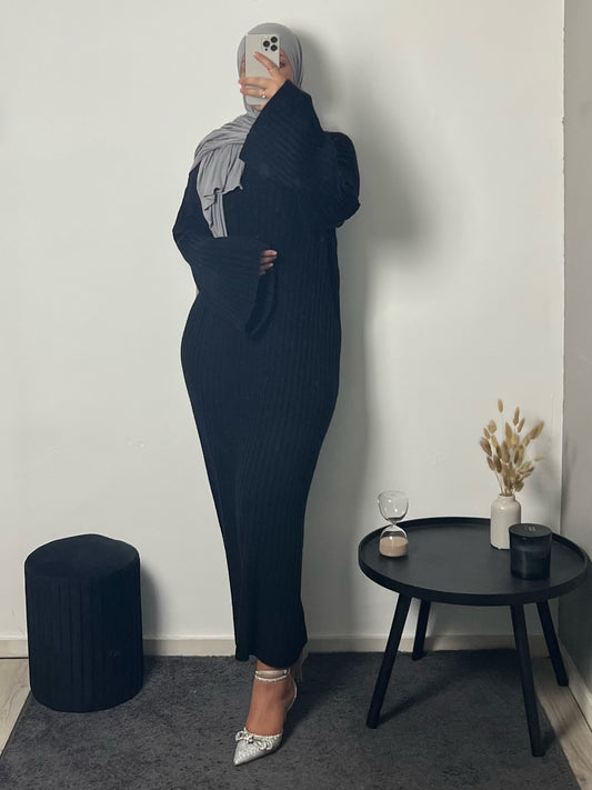 Asmae Knit Dress Black