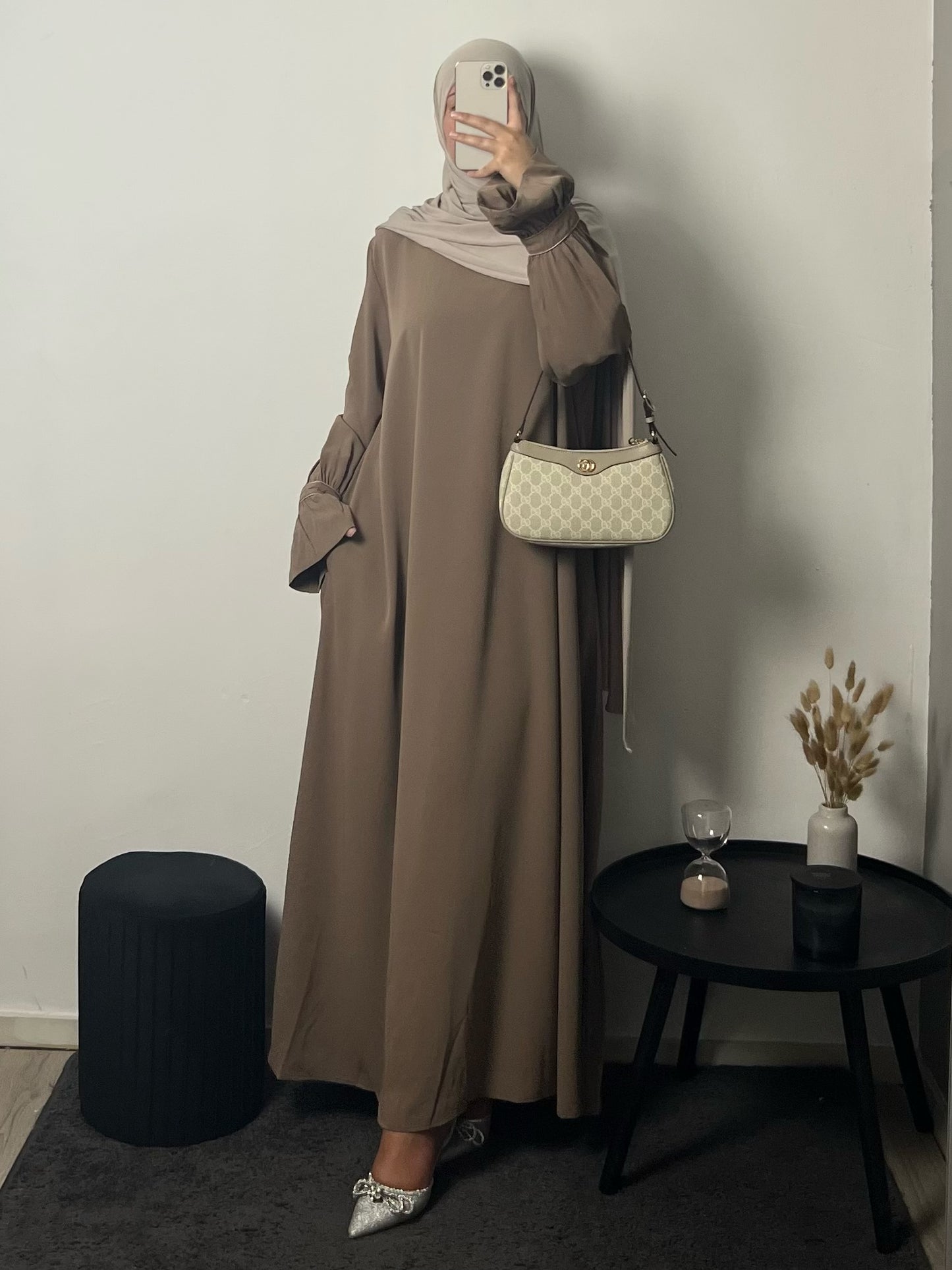 Aiza Abaya Taupe