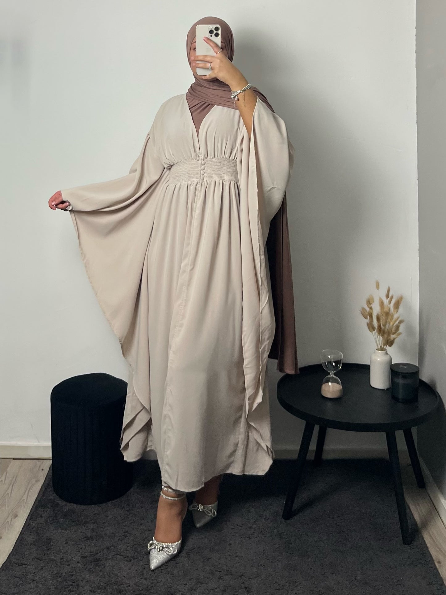 Anisa Dress Beige