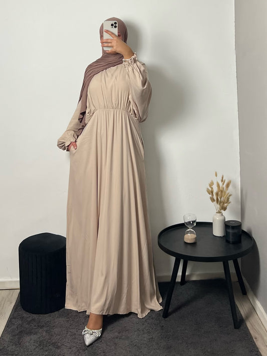 Alaïa Abaya Beige
