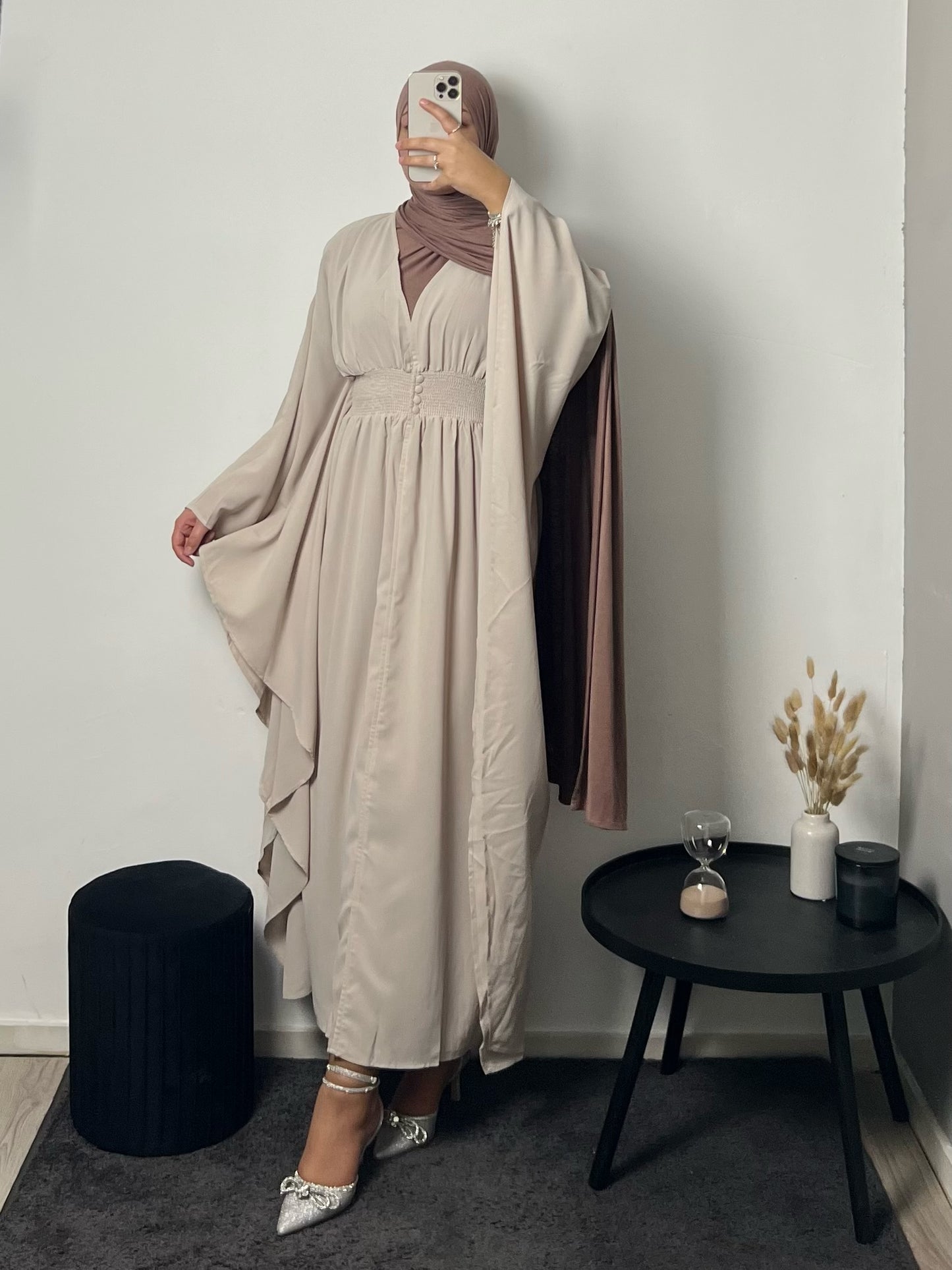 Anisa Dress Beige