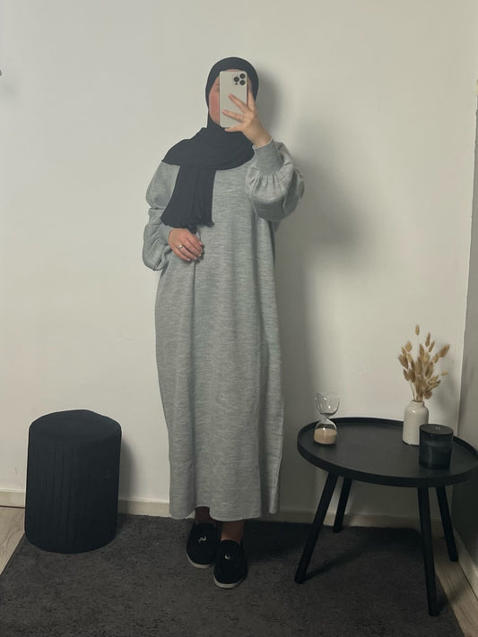 Nisae Sweater Dress Grey