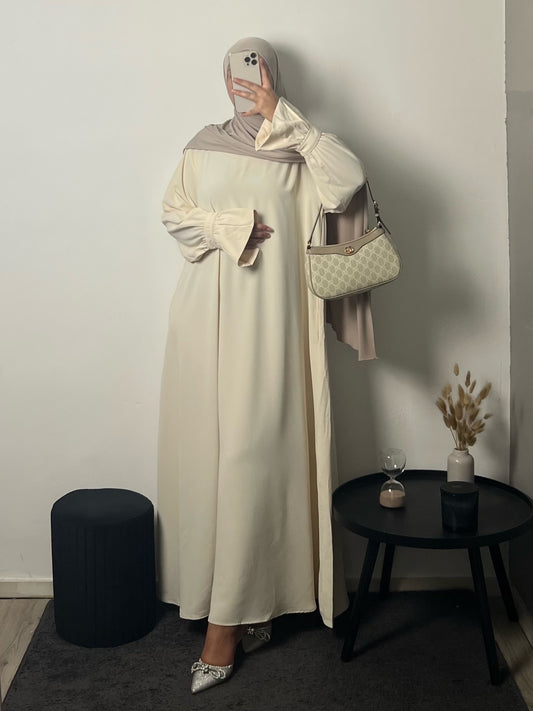 Aiza Abaya Beige