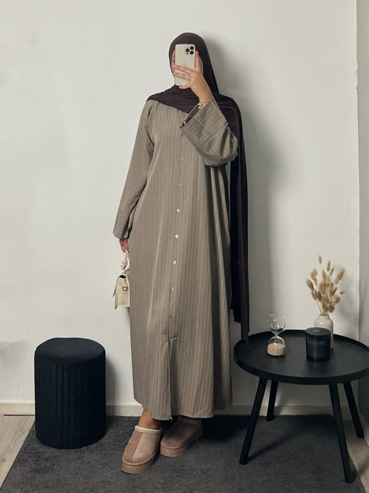 Nora Dress Taupe